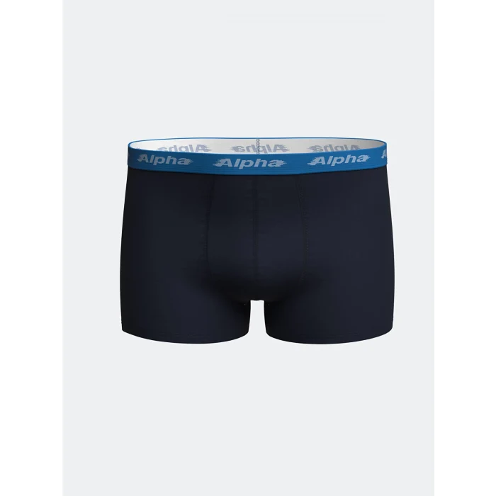 LC WAIKIKI Lacivert Standart Kalıp Pamuklu Esnek Erkek Boxer 3lü