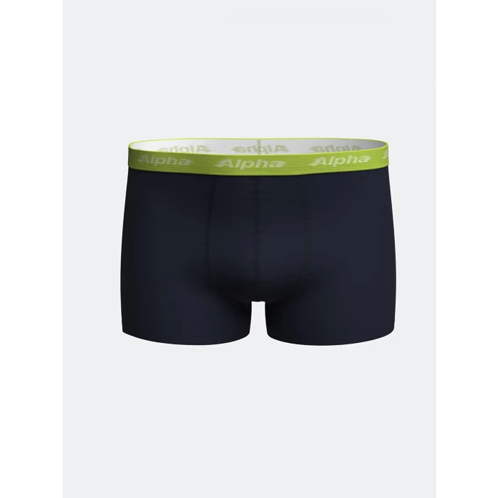 LC WAIKIKI Lacivert Standart Kalıp Pamuklu Esnek Erkek Boxer 3lü