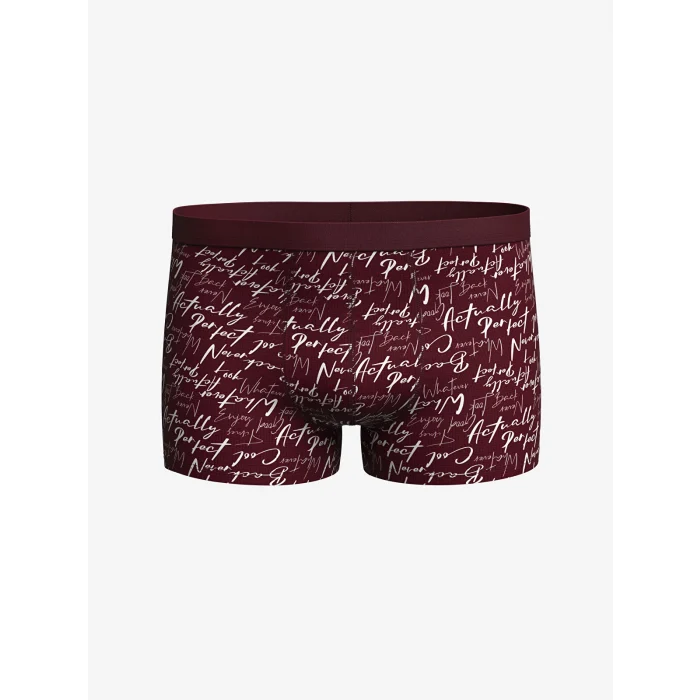 LC WAIKIKI Bordo Standart Kalıp Pamuklu Esnek Erkek Boxer 3lü