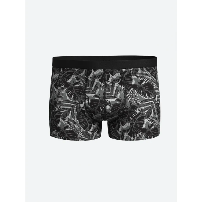 LC WAIKIKI Siyah Standart Kalıp Pamuklu Esnek Erkek Boxer 3lü