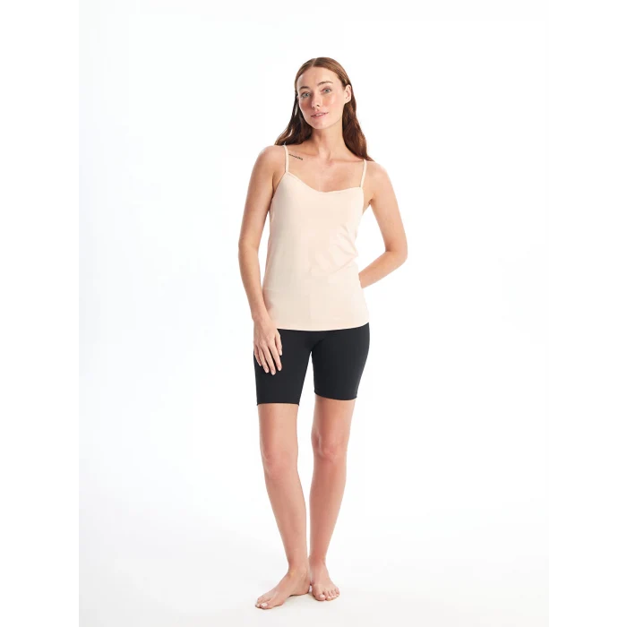 LCW DREAM Pembe Kalp Yaka Askılı Kadın Kuplu Atlet