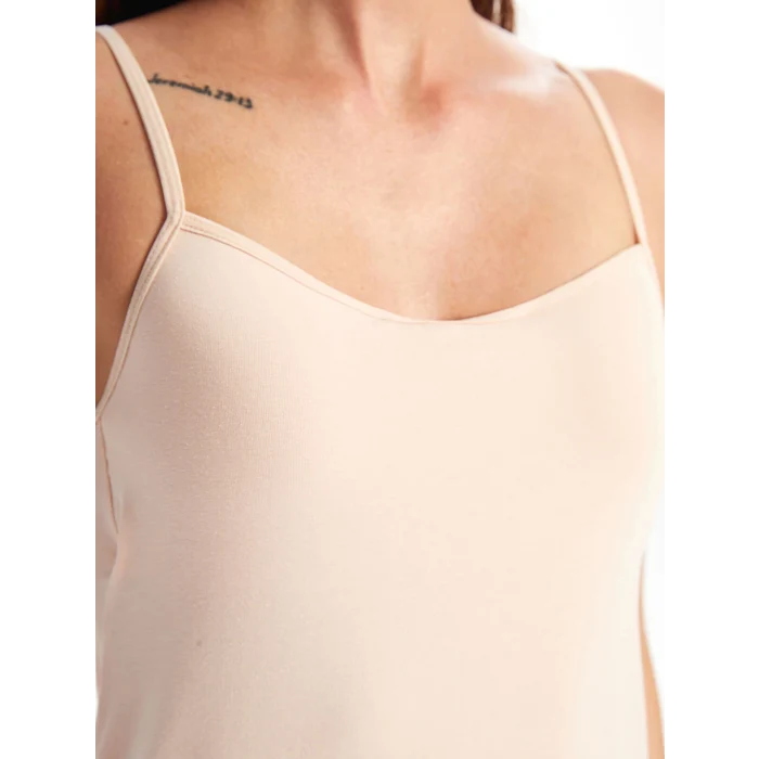 LCW DREAM Pembe Kalp Yaka Askılı Kadın Kuplu Atlet