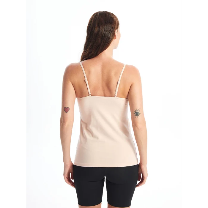 LCW DREAM Pembe Kalp Yaka Askılı Kadın Kuplu Atlet