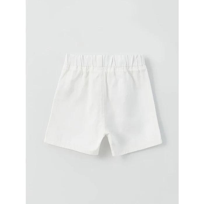 LCW baby Turkuaz Polo Yaka Kısa Kollu Basic Erkek Bebek Tişört ve Şort 2li Takım