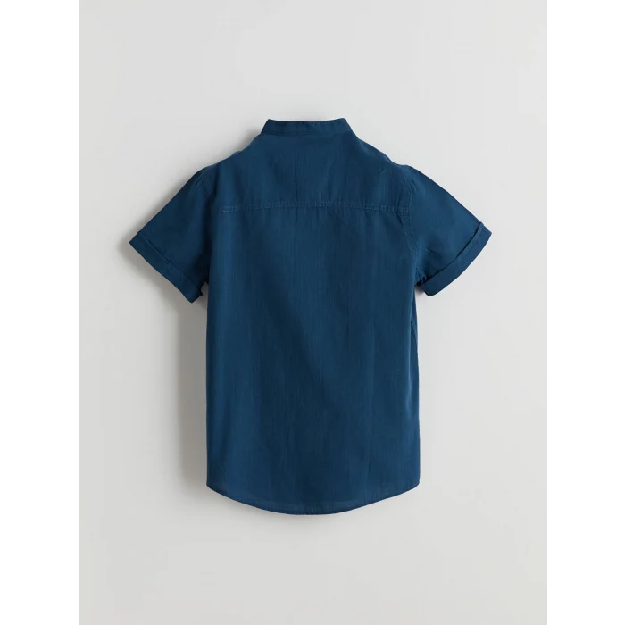 LCW Kids Indigo Hakim Yaka Erkek Çocuk Gömlek