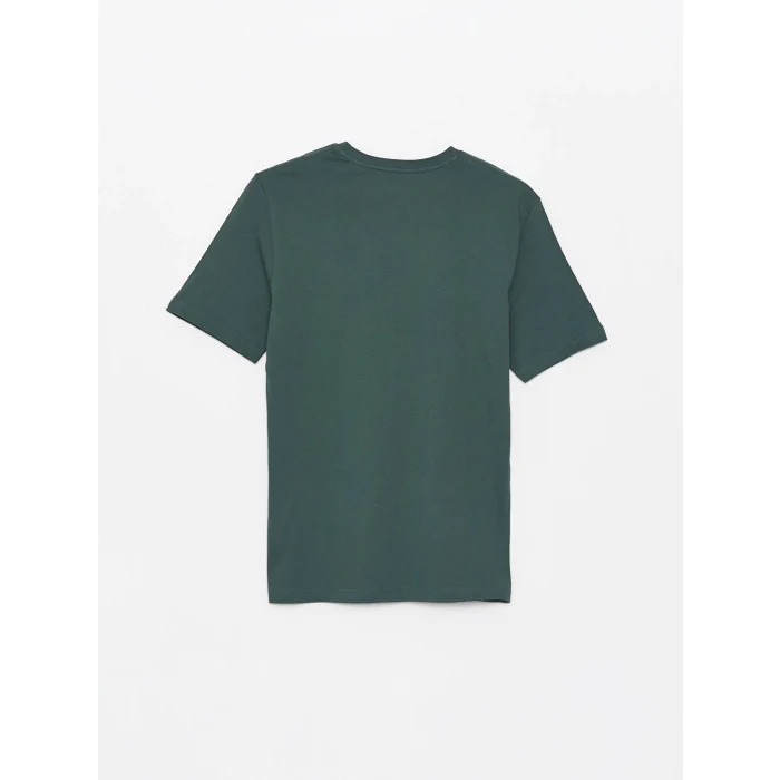 SOUTHBLUE Yeşil Bisiklet Yaka Kısa Kollu Baskılı Penye Erkek Tişört