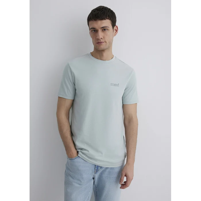 Mavi 0610360-70148 Mavi Logo Baskılı Yeşil Tişört