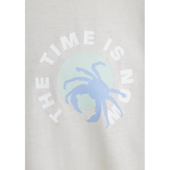 Mavi 0612672-70142 Baskılı Gri Tişört