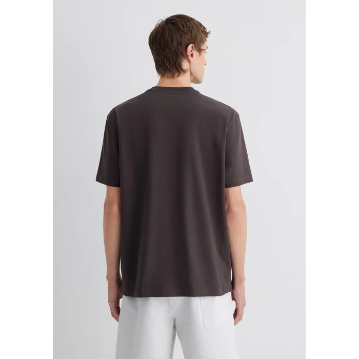 Mavi 0612733-70219 Mavi Jeans Nakışlı Kahverengi Tişört