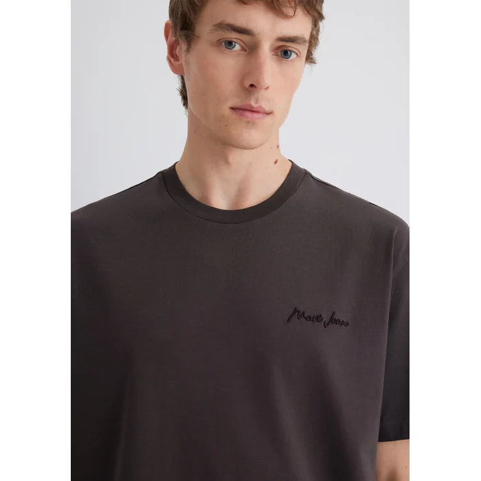 Mavi 0612733-70219 Mavi Jeans Nakışlı Kahverengi Tişört