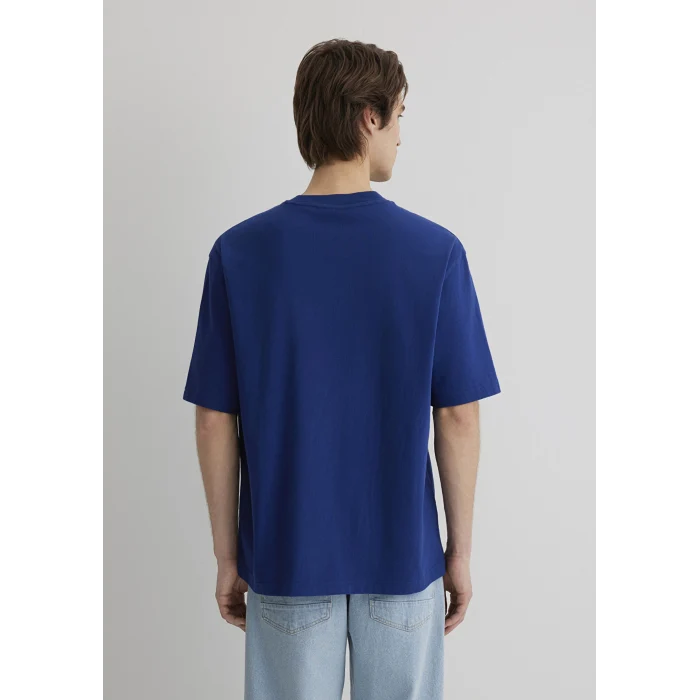Mavi 0612607-70722 Baskılı Mavi Tişört