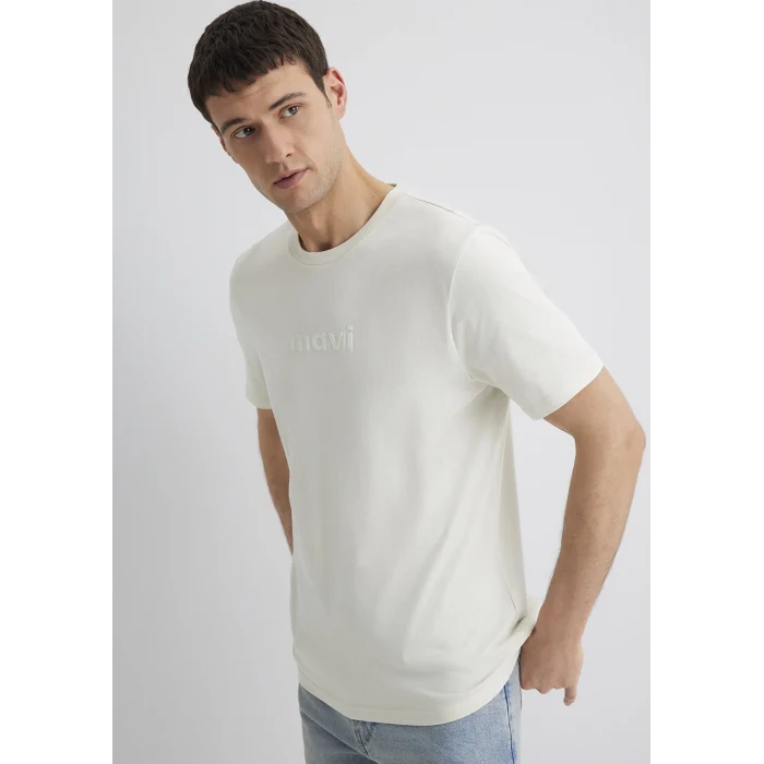 Mavi 0612732-70142 Mavi Baskılı Gri Tişört