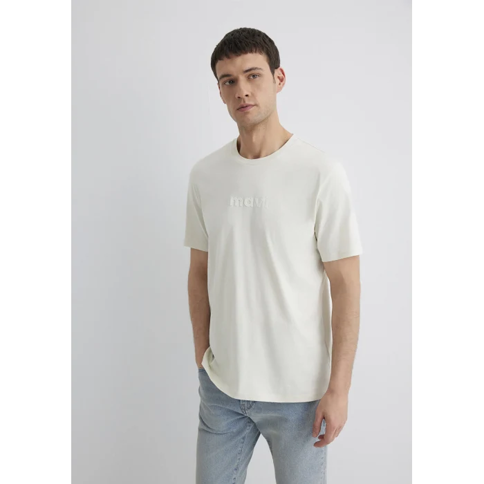 Mavi 0612732-70142 Mavi Baskılı Gri Tişört