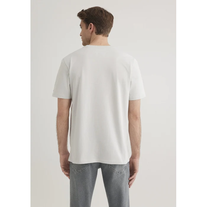 Mavi 0611789-80618 İstanbul Baskılı Gri Tişört