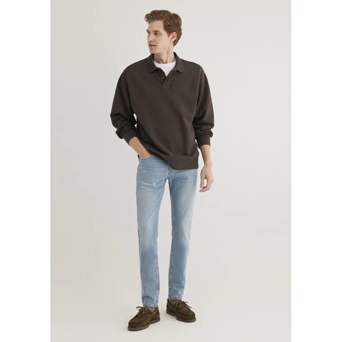 Mavi 0042486407 James Classic Denim Puslu Açık Mavi Jean Pantolon