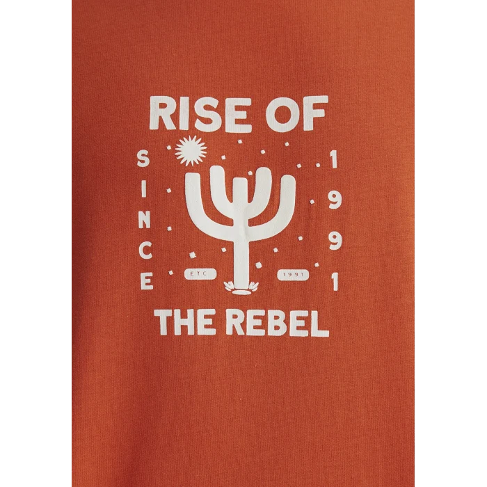 Mavi 0612669-70435 Rise Of The Rebel Baskılı Kırmızı Tişört