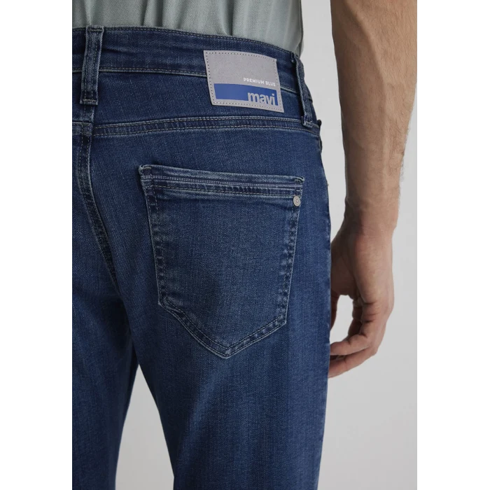 Mavi 0042288222 Jake Premium Blue Gölgeli Koyu Mavi Jean Pantolon