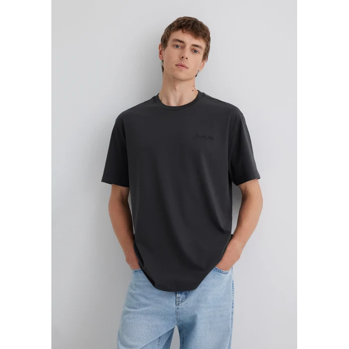 Mavi 0612733-70092 Mavi Jeans Nakışlı Gri Tişört