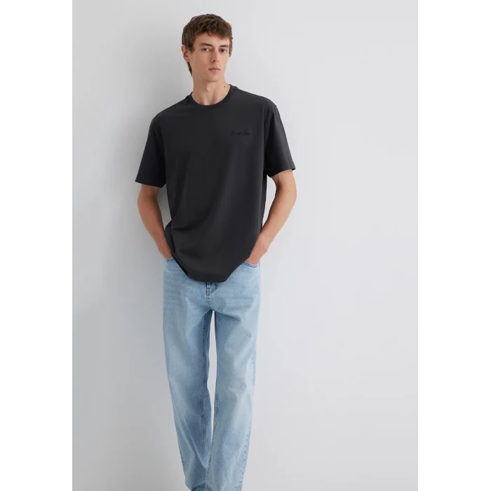 Mavi 0612733-70092 Mavi Jeans Nakışlı Gri Tişört