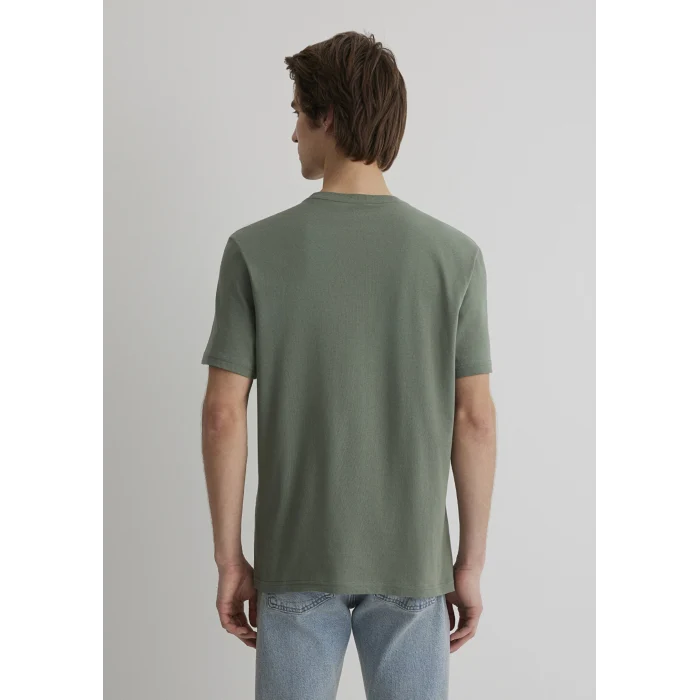 Mavi 0610943-80692 Mavi Logo Baskılı Haki Tişört