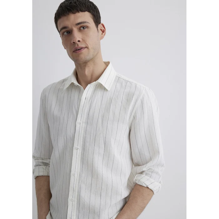 Mavi 0211515-620 Çizgili Beyaz Gömlek