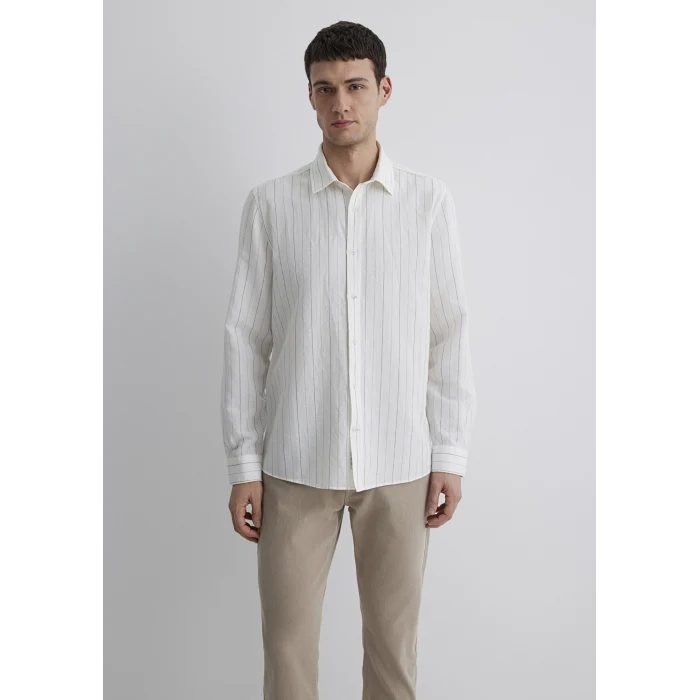 Mavi 0211515-620 Çizgili Beyaz Gömlek