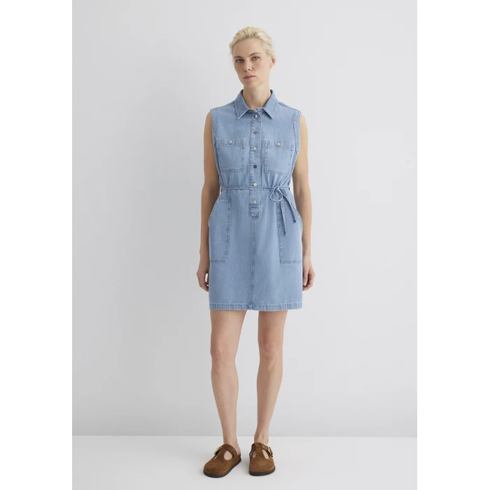 Mavi 1310659-89757 Simla Gold Klasik Açık Mavi Jean Elbise