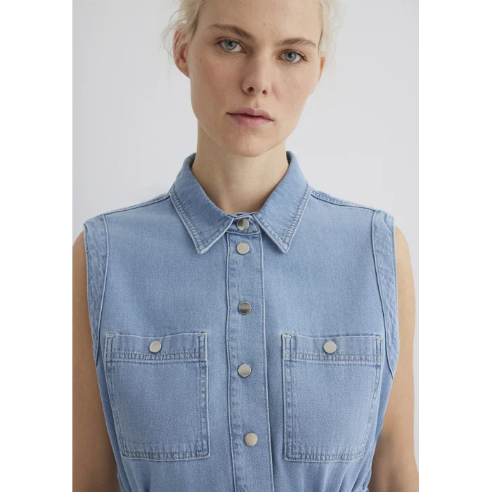 Mavi 1310659-89757 Simla Gold Klasik Açık Mavi Jean Elbise