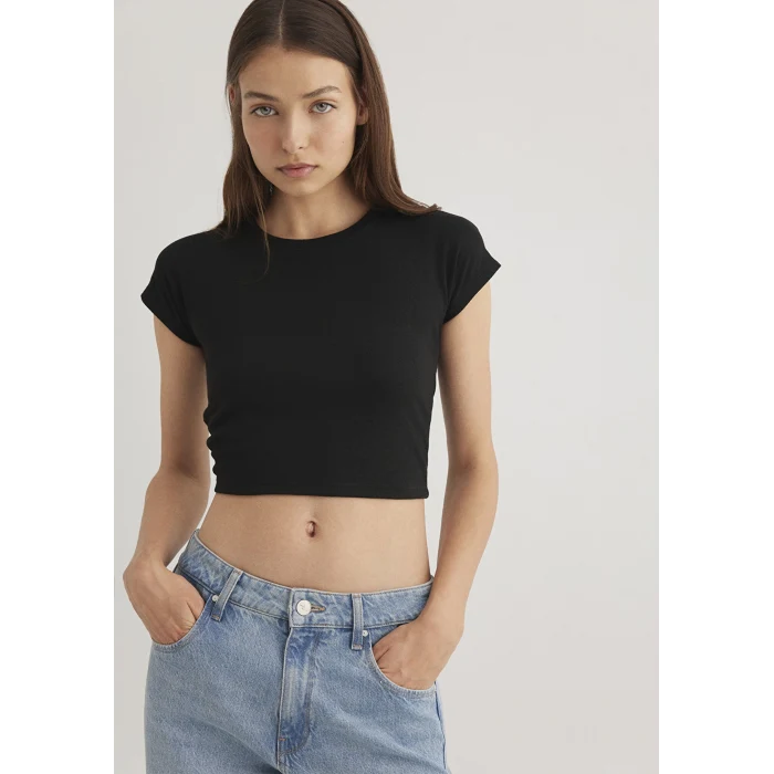 Mavi 168382-25745 Siyah Çizgili Basic Tişört