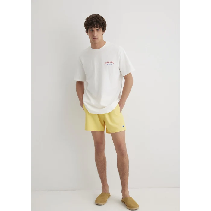 Mavi 0612666-70057 Feeling Chilled Baskılı Ekru Tişört