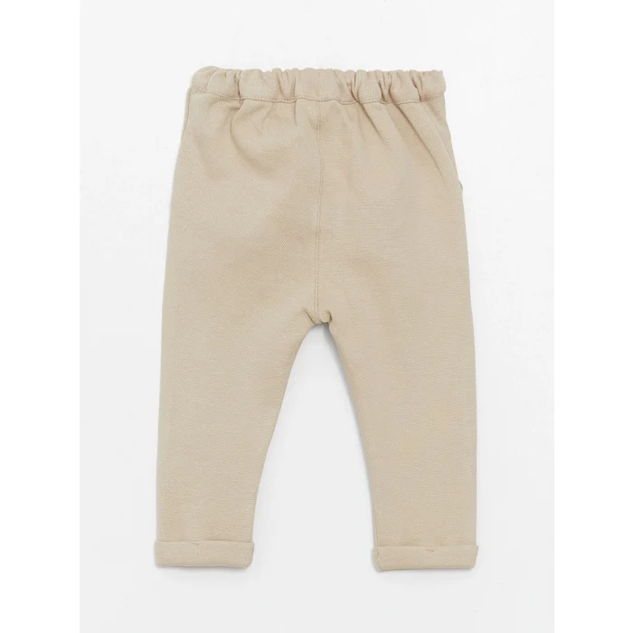 LCW Kids Karişik Polo Yaka Uzun Kollu Erkek Bebek Tişört ve Pantolon 2li Takım