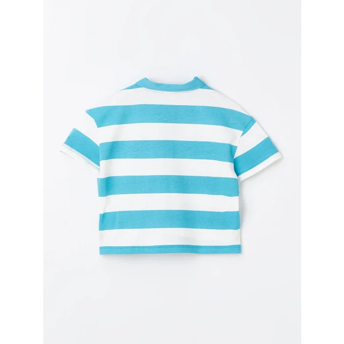 LCW Kids Yeşil Polo Yaka Kısa Kollu Kız Çocuk Tişört