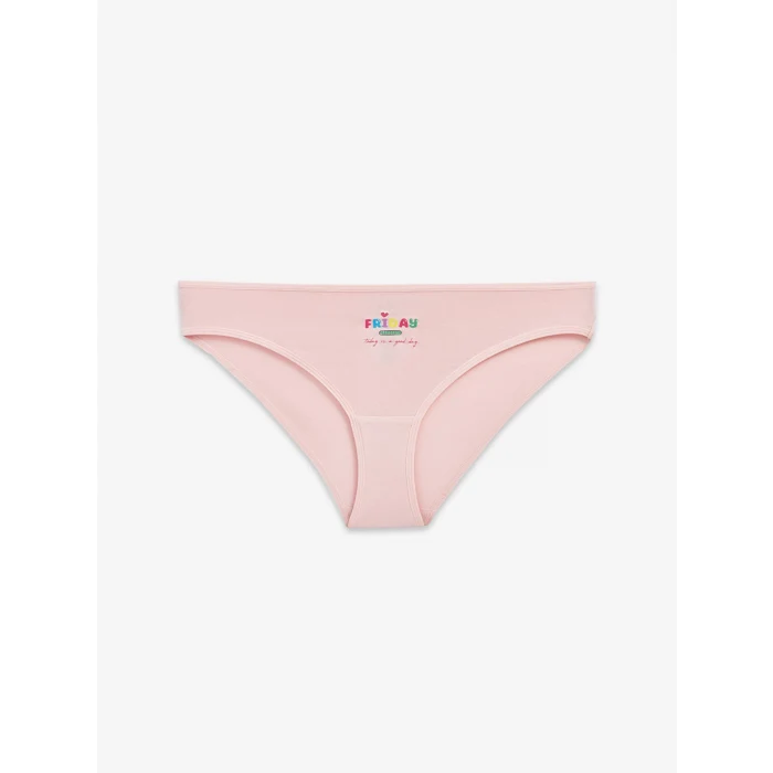 LCW Young Pembe Baskılı Bikini Külot 5li Paket