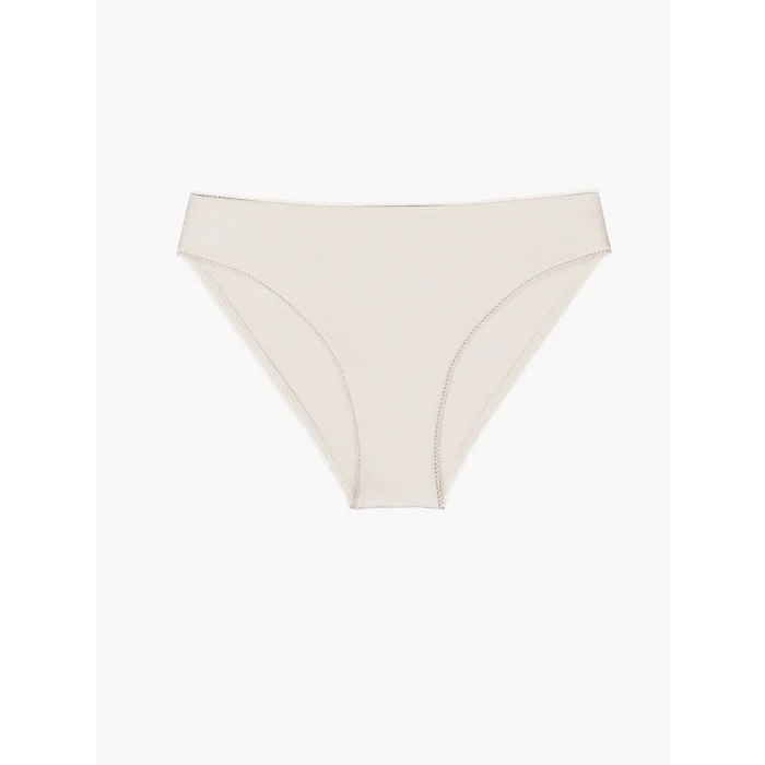 LCW DREAM Kahverengi Düz Bikini Külot 3lü Paket