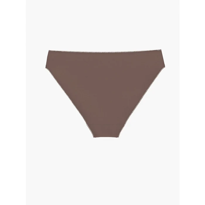 LCW DREAM Kahverengi Düz Bikini Külot 3lü Paket