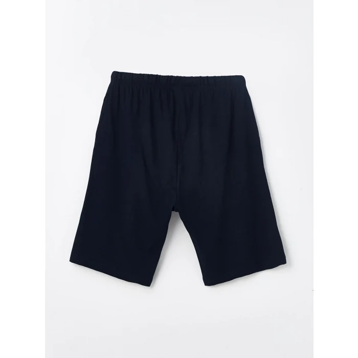 LC WAIKIKI Lacivert Standart Kalıp Erkek Şortlu Pijama Takımı