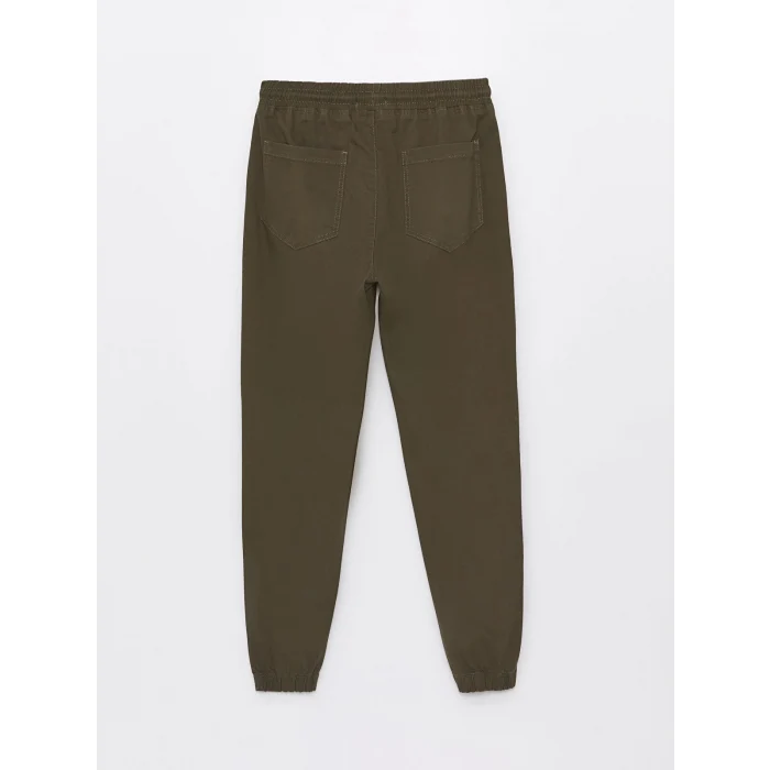 XSIDE Haki Slim Fit Gabardin Erkek Jogger Pantolon