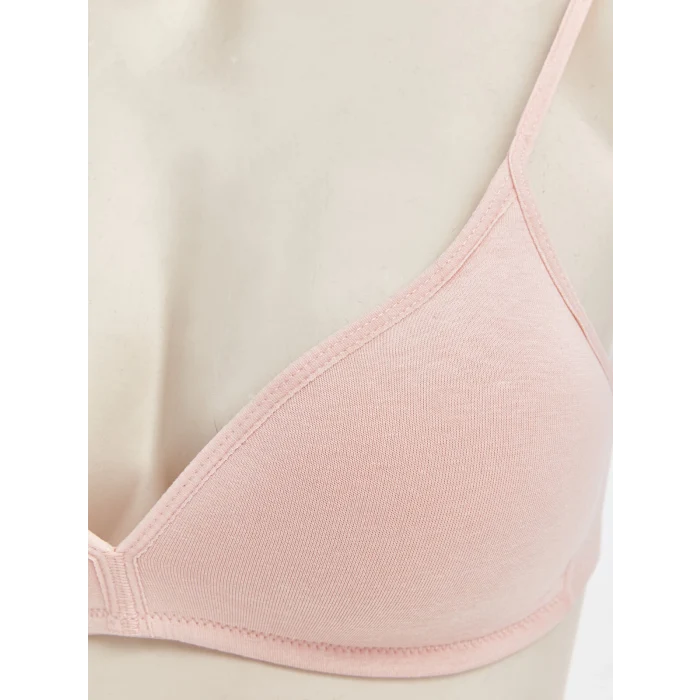 LCW Young Pembe Balensiz Dolgusuz Düz İlk Sütyen