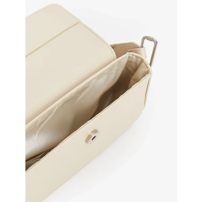 LCW ACCESSORIES Ekru Deri Görünümlü Kadın Kol Çantası