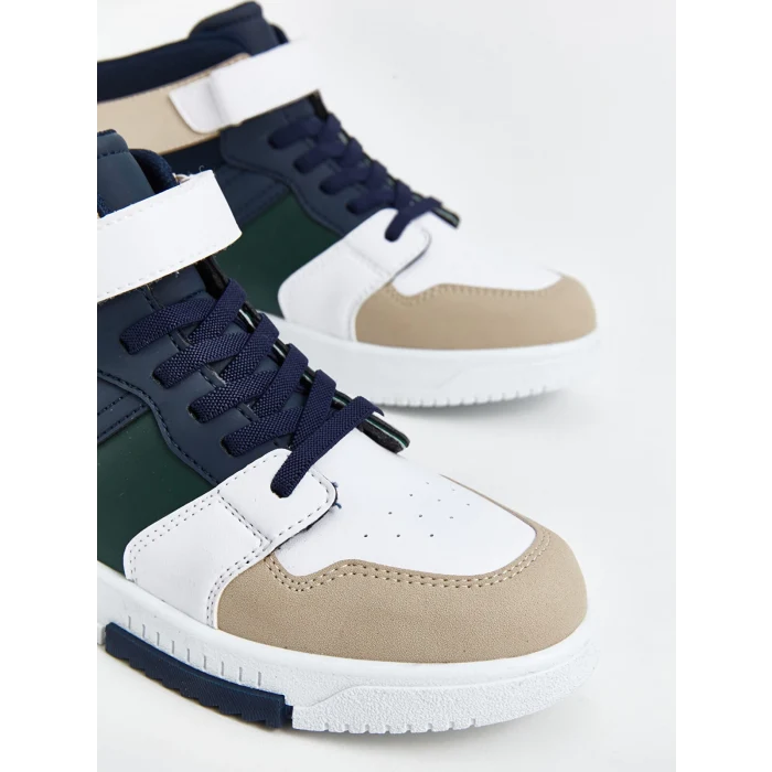 LCW STEPS Lacivert Renk Bloklu Bilek Boy Erkek Çocuk Spor Ayakkabı