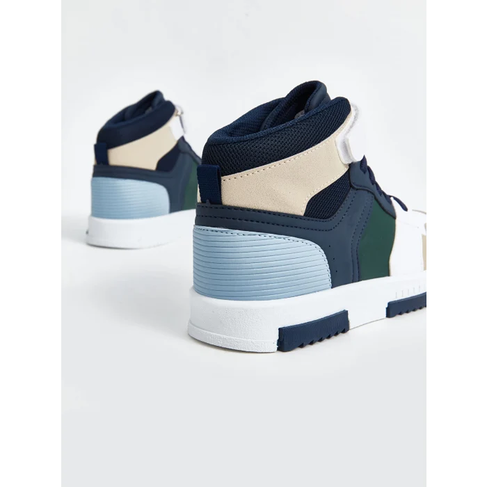 LCW STEPS Lacivert Renk Bloklu Bilek Boy Erkek Çocuk Spor Ayakkabı