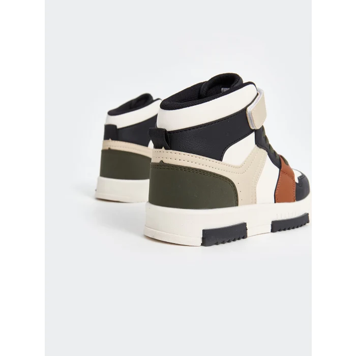 LCW STEPS Haki Renk Bloklu Bilek Boy Erkek Çocuk Spor Ayakkabı