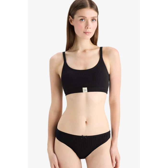 Defacto D6406 Turuncu Fall in Love 3lü Basic Brief Külot