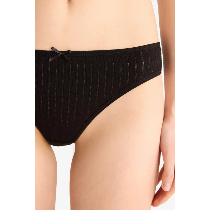 Defacto D6406 Turuncu Fall in Love 3lü Basic Brief Külot