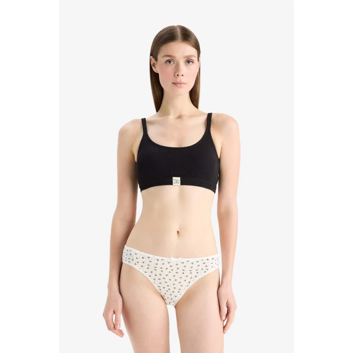 Defacto D6406 Turuncu Fall in Love 3lü Basic Brief Külot