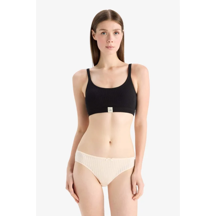 Defacto D6406 Turuncu Fall in Love 3lü Basic Brief Külot