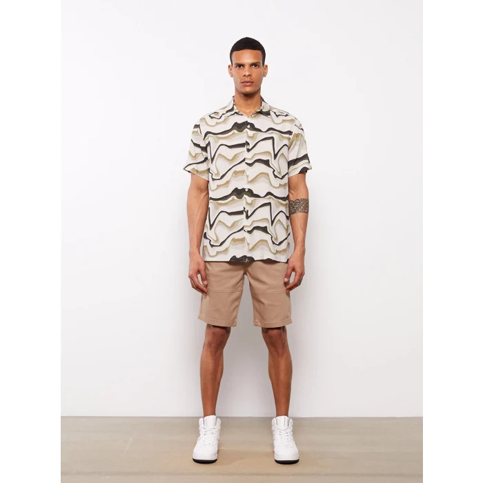 XSIDE Karişik Regular Fit Kısa Kollu Desenli Erkek Gömlek