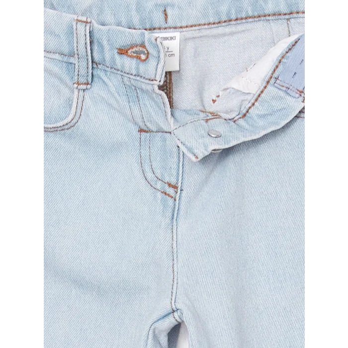 LCW Kids Mavi Beli Lastikli Kız Çocuk Jean Pantolon