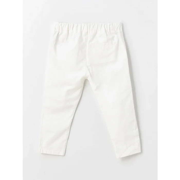 LCW Kids Yeşil Uzun Kollu Basic Pamuklu Erkek Bebek Gömlek ve Pantolon 2li Takım