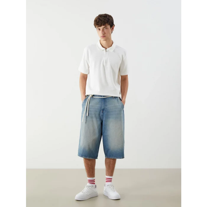 XSIDE Ekru Polo Yaka Erkek Tişört